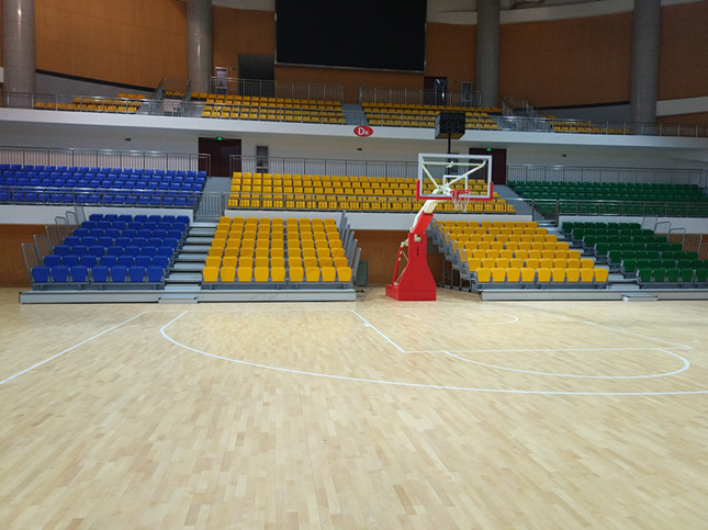 Rise Mounted Retractable Bleacher Seating 300mm Step Height