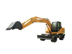 Quality mini wheel excavator with breaking hammer hot sell china wholesale wholesale