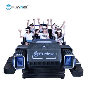Quality Sheet Metal 9D Cinema Simulator 6 Seats Virtual Reality Simulator 6 Seats for Park Centre wholesale