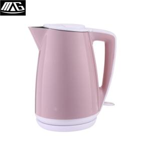 Quality Battery Powered Double Wall Electric Kettle 1.7L Cordless Electric Kettle wholesale