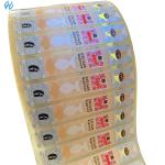 Customized Beer Tax Stamp Duty Security Paper Adhesive Anti Copy Design
