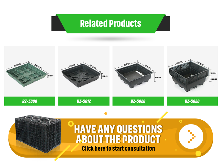 Support Room Space Selection Plastic Plant Tray for Home Garden Flower Pot and Planter