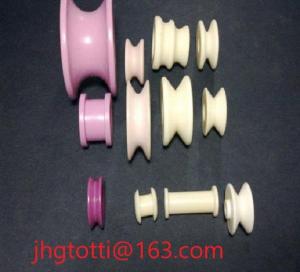 Quality Wire Guiding 95% Alumina Ceramic Eyelets Textiles Ceramic Parts wholesale