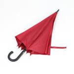 Windproof Red Pongee Fabric Umbrella , Strong Umbrella Wind Resistant Durable