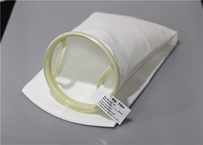 25 Micron Large Flow Mesh Filter Bags 1.8mm High Pressure Resistant For Pre Filtering Solvents