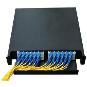 China GaPho 1U Height 12 Port LC Fiber Patch Panel SC ST LC FC on sale