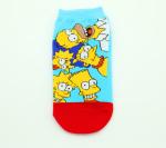 Popular Cartoon Patterned Ankle Socks , Jacquard Logo Childrens Ankle Socks