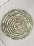 Super microfiber cord woven carpet circle pattern rug right for room under chair