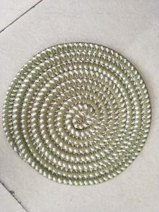 Quality Super microfiber cord woven carpet circle pattern rug right for room under chair decoration wholesale