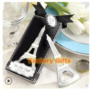 Quality Paris Themed Wedding Souvenir Gifts Metal Eiffel Tower Bottle Opener wholesale