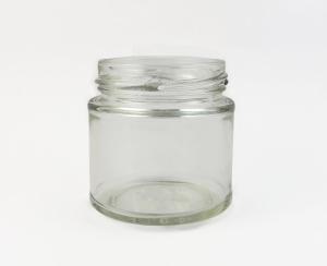 Quality 136.6ml Wide Mouth Straight Sided Glass Jars Microwave Safe wholesale