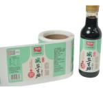 condiment Label Paper Anti Counterfeit Clear Custom Logo Stickers
