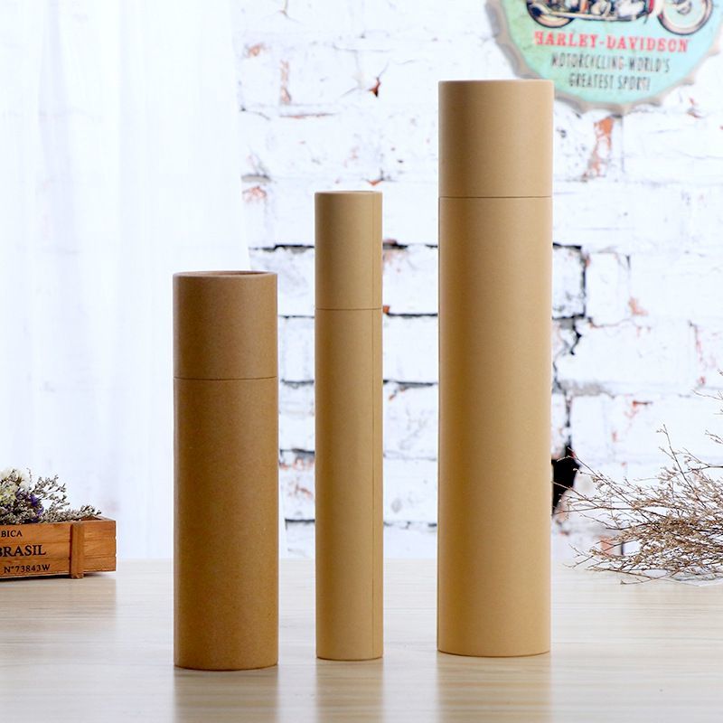 China Manufacturer Qingdao Flourish Factory Wholesale 100% Recyclable Kraft/Cardboard Paper Box, Free Samples Available Round Shape Storage Box for Packaging