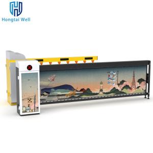 Quality Advertising Parking Lot Barrier Gate Automatic With License Plate Recognition wholesale