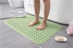 Non Slip 78*35CM Plastic Bathroom Floor Mats Suction Cup Backing