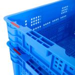 Mesh Style Dislocation Storage Plastic Moving Crate for Fruit in Customized