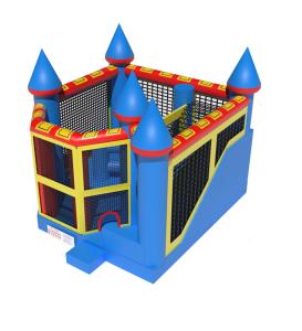 Quality Kids Play Commercial Inflatable Bounce House With Slides wholesale