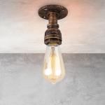 Loft Steampunk Pendant Lights Metal Water Pipe Lamp for Cafe Bar vintage pendant