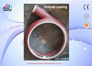 Quality A49 High Chrome Slurry Pump Parts , Volute Liner 50ZJ Suitable wholesale