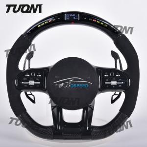 Quality Customizable Leather/Carbon Fiber Mercedes Benz Steering Wheel with Easy Controls wholesale