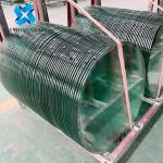 Custom 3/8 Inch Round Green Toughened Glass 10mm Tempered Glass