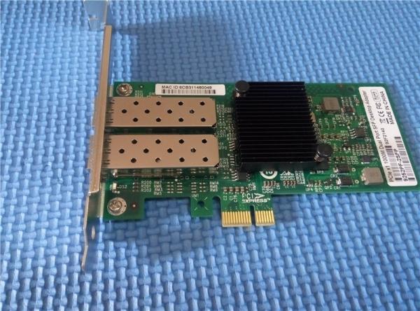 Femrice 1000Mbps PCIe x1 Dual SFP Port Fiber Optic Network Interface Card 1G