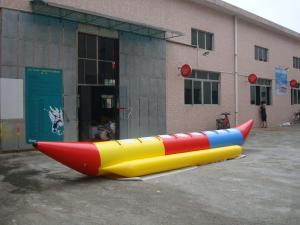 Quality 6.9ml Inflatable Banana Boat Water Games With 8 Seats , Inflatable Water Games wholesale