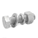 Hot Dip Galvanized Bolt and Nut 1mm-500mm Length Compliant with DIN Standard