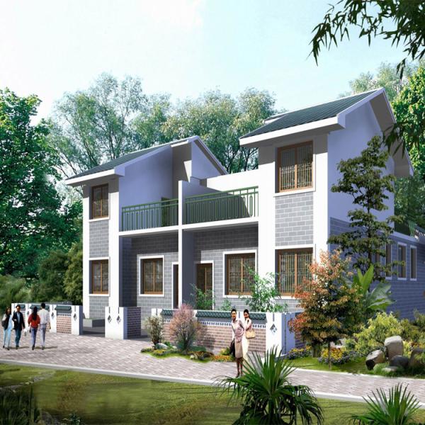 Easy Installation Light Steel House Prefabricated Villa With Good Decoration