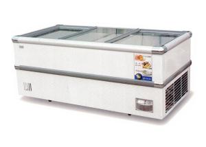 Quality R134a Static Cooling Island Chest Freezer Manual Defrosting wholesale