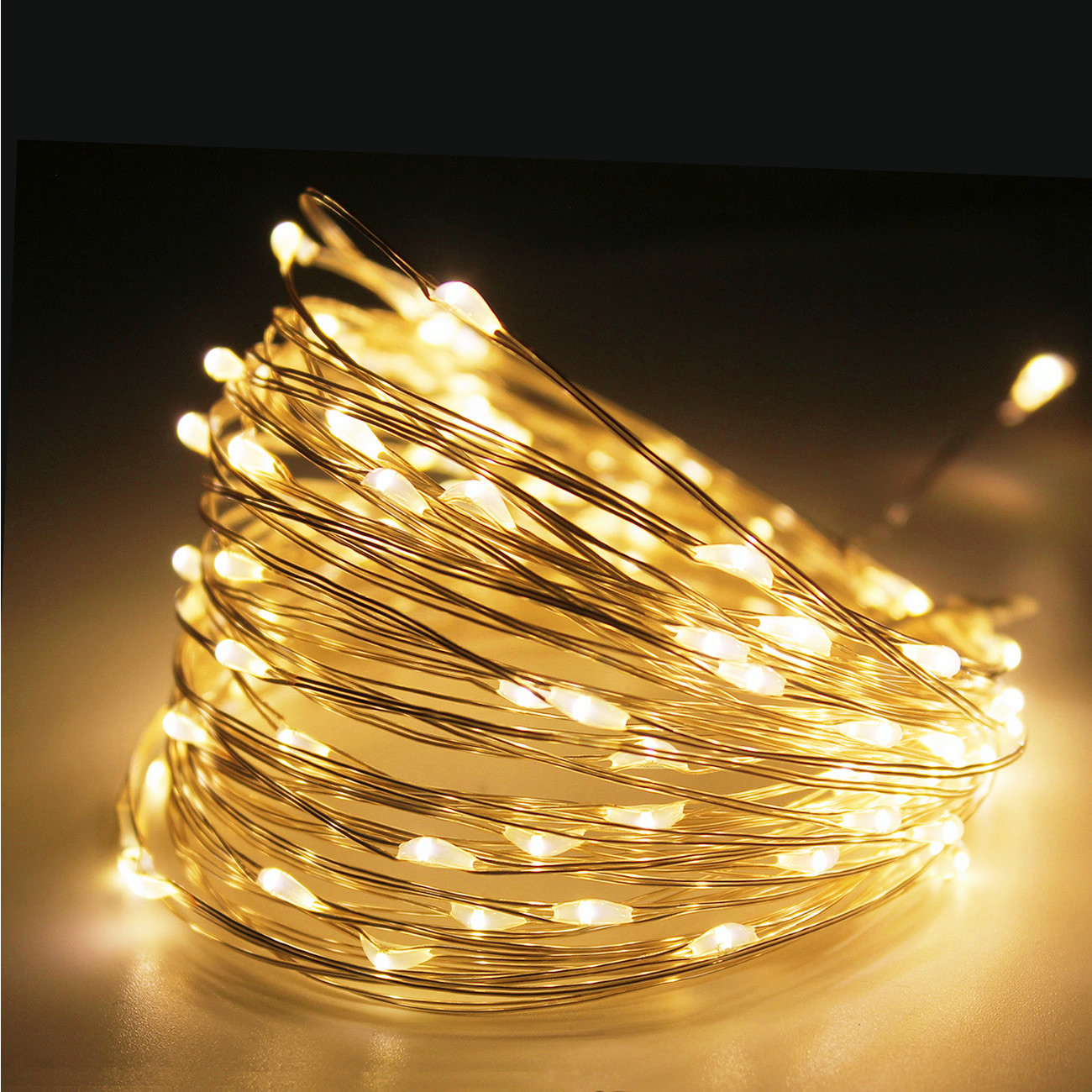 20m Led Fairy Lights Color Changing String Lights Portable Waterproof