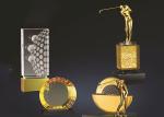 Yellow Crystal Material Golf Hole In One Trophy Multiple Types Optional
