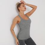 Professional Seamless yoga lady back movement breathable tank top fast-drying