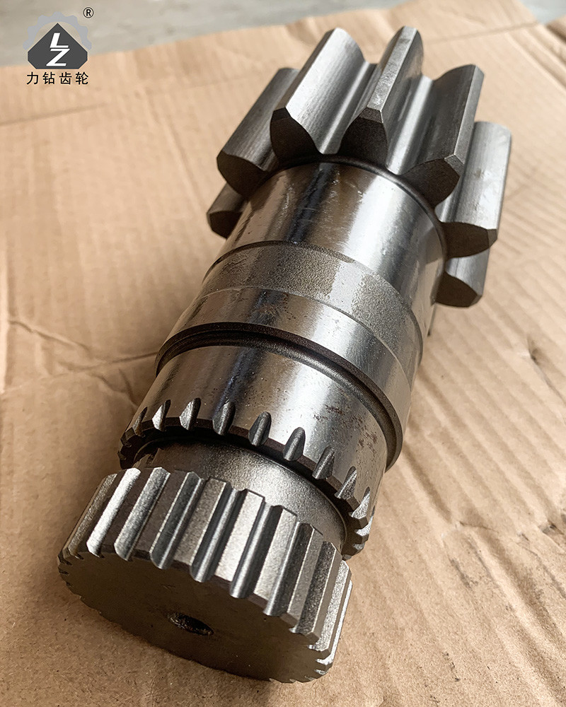 E305 Excavator Swing Gearbox Rotary Shaft 11 Teeth 25 Keys Final Drive Spare Parts