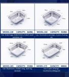 Manufacturer Customized Disposable Food Grade Aluminum Foil Lunch Box Container