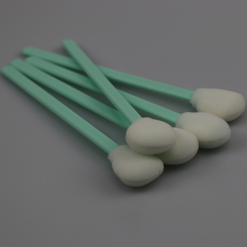 125mm Total Length Disposable Foam Tip Swabs With No Fibers TX708