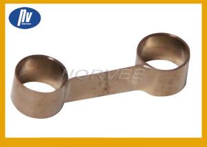Quality Double Holes Steel Tension Springs , Flat Spiral Torsion Springs For Motor wholesale