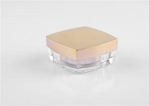 Quality Screw Cap Round Airless Pump Bottles , 15ml Cream Plastic Cosmetic Jars wholesale