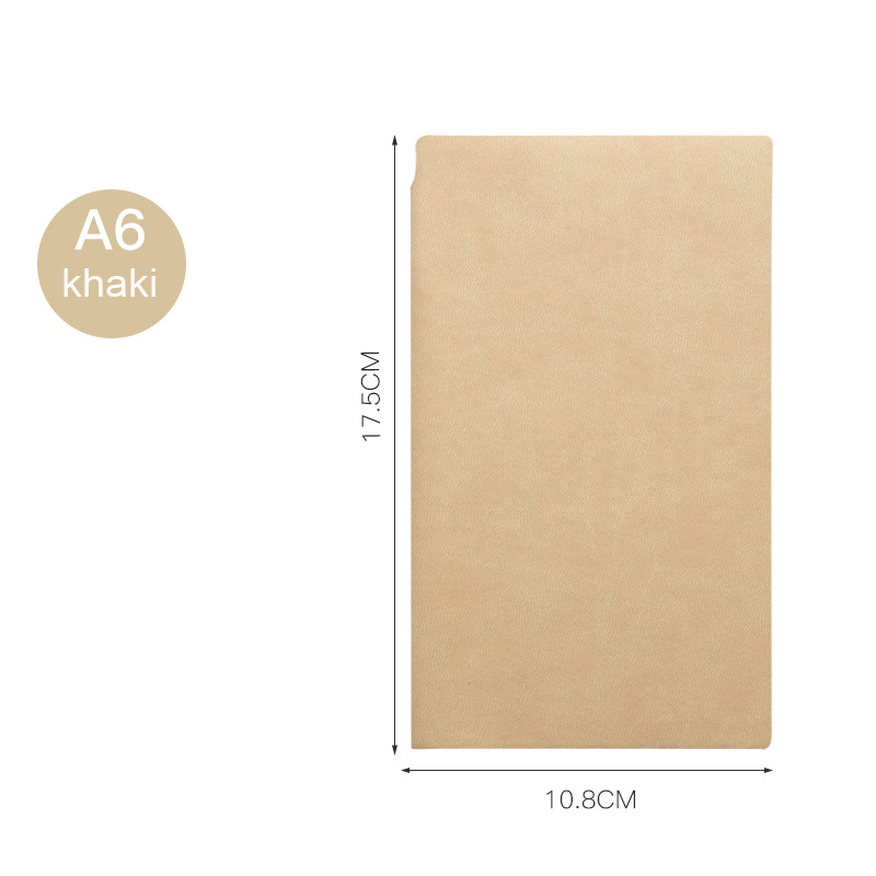 Customized Paper Business Logo Printed Debossed Soft Black PU Planner A5 Leather Notebooks