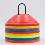 Flower 20*6cm Soccer Training Equipment OEM Football Training Cones