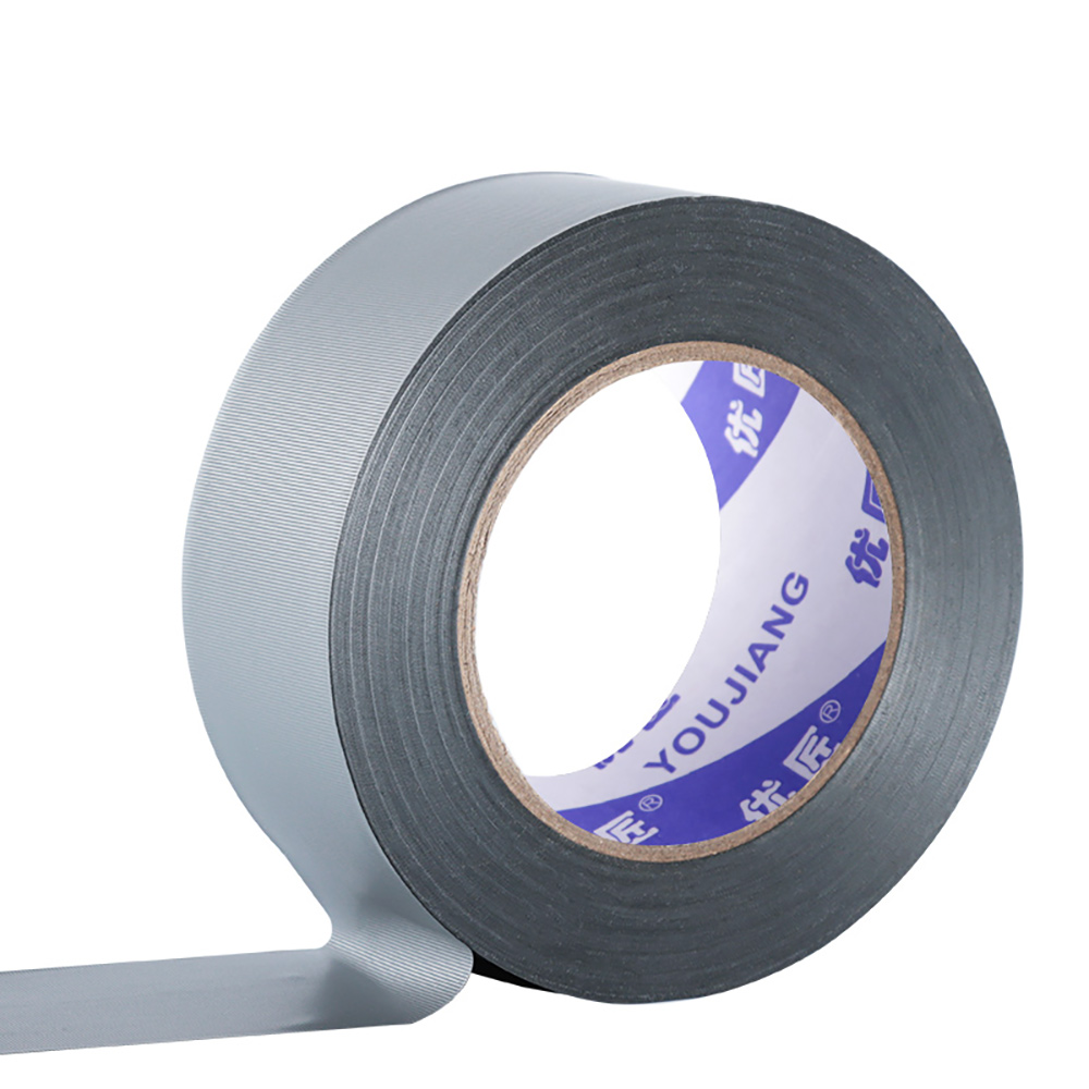 Industrial Cloth Duct Tape 50mx50mm Vinyl Duct Tape Silver For Heavy Duty Applications