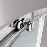 Stainless Steel Frame Shower Door Enclosures Multi Color Sector Shape Anti