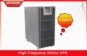 Quality PF 0.9 1-20KVA High Frequency Online UPS , black uninterruptible power supplies wholesale