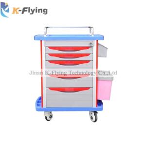 Quality Hospital Medicine Transport Movable Treatment Medical Trolley Cart wholesale