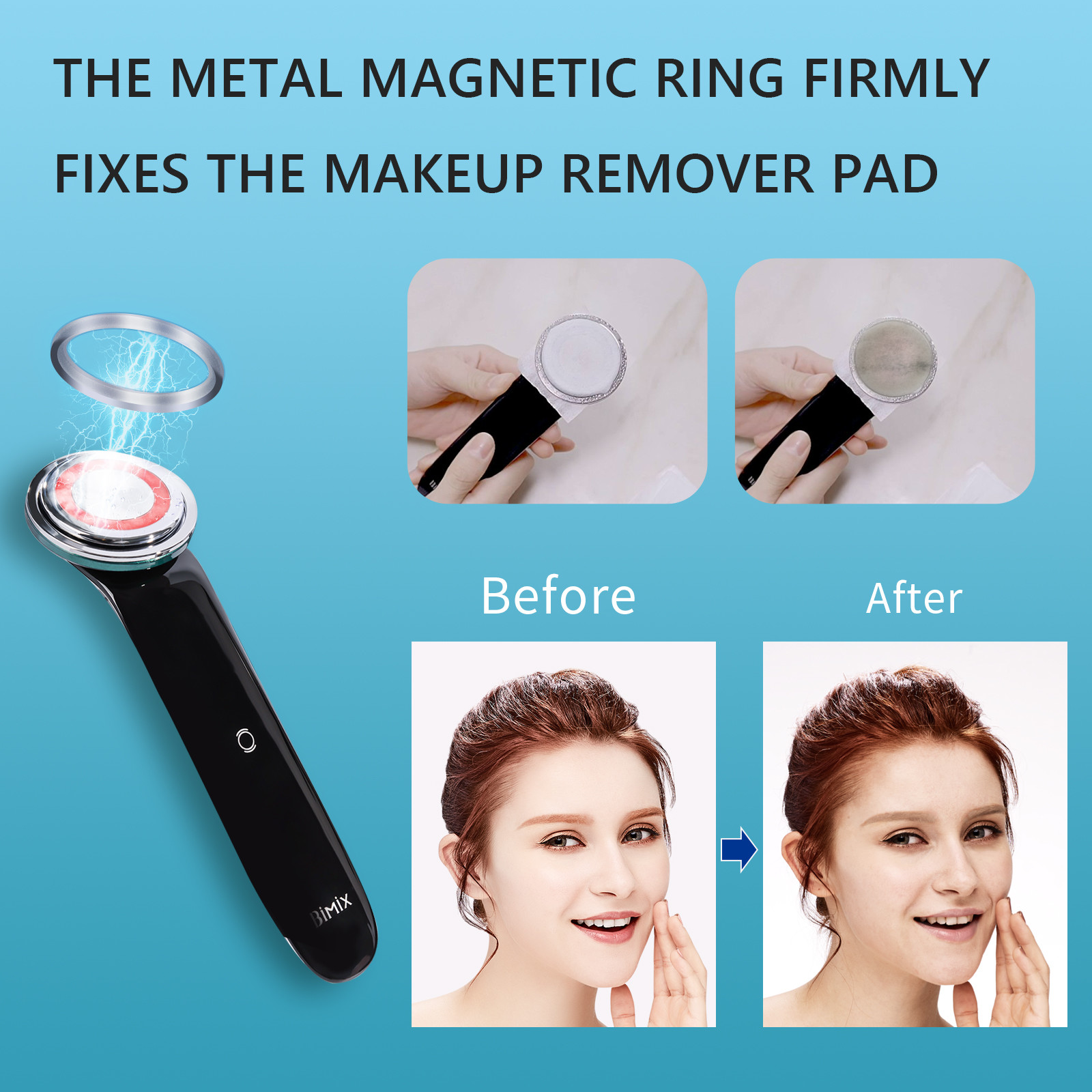 FCC Whitening Lifting Tightening SS316 Ion Facial Device