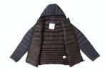 Casual Autumn Winter Hoodie Jacket 100% Polyester Warm Quilted Jacket