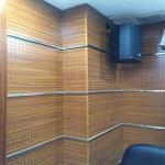 600*600 Square Edge Fireproof Acoustic Wooden MDF Wall Panel for Interior