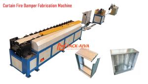 Quality Fire Damper Frame Making Machine #Curtain Fire Damper Fabrication Machine # Curtain Fire Damper Frame Auto Production Line wholesale