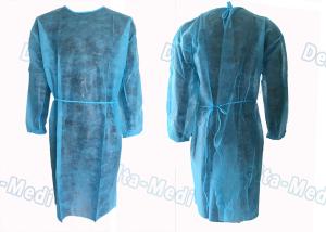 Quality Medical Hospital Isolation Gowns , Patient Surgical Disposable Waterproof Gowns wholesale