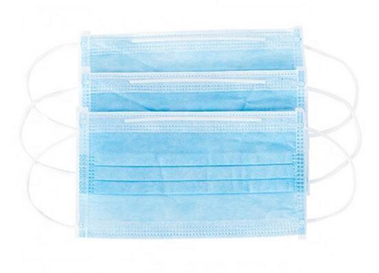 Antiviral Disposable Medical Mask , Earloop Medical Mask Low Breathing